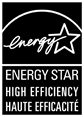 ENERGY STAR High Efficiency Symbol.