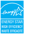 ENERGY STAR High Efficiency Symbol.